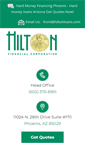 Mobile Screenshot of hiltonloans.com